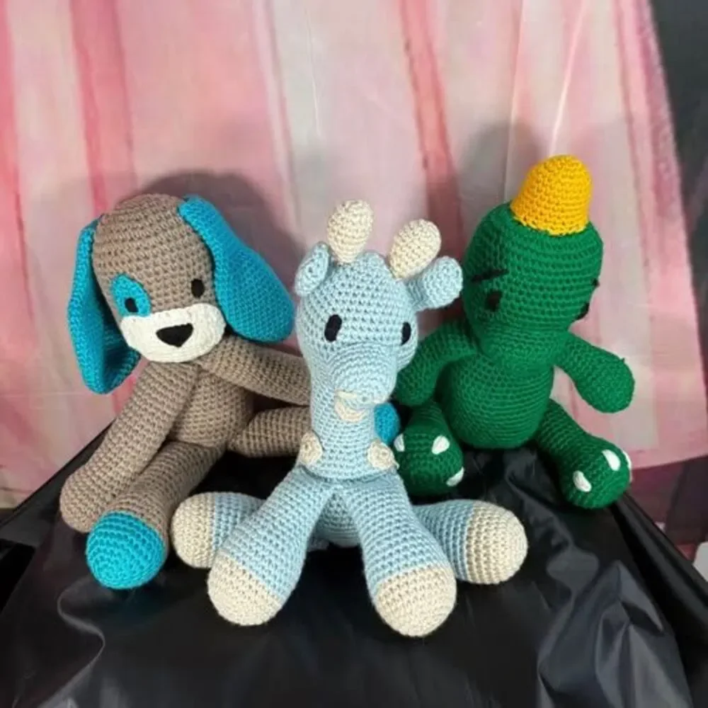 100 + Hand-Stitched plush toys (Love Anyway shop )store Retail price $18 each